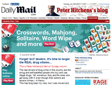 Tablet Screenshot of hitchensblog.mailonsunday.co.uk